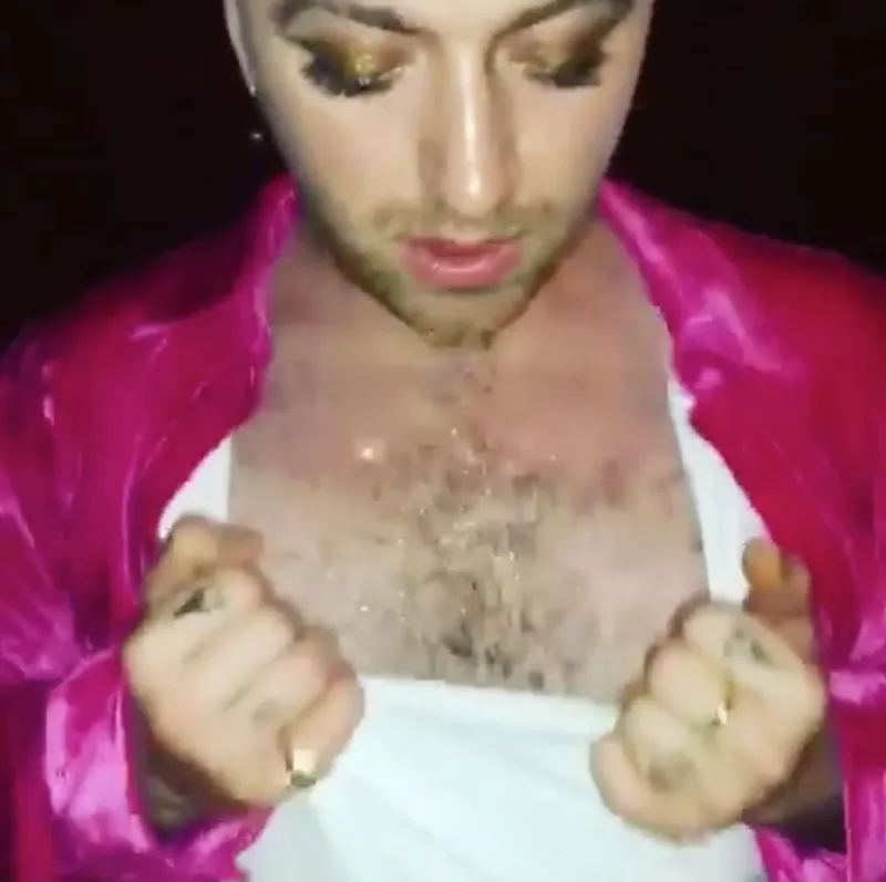 Sam Smith Best Makeup Looks - Glitter