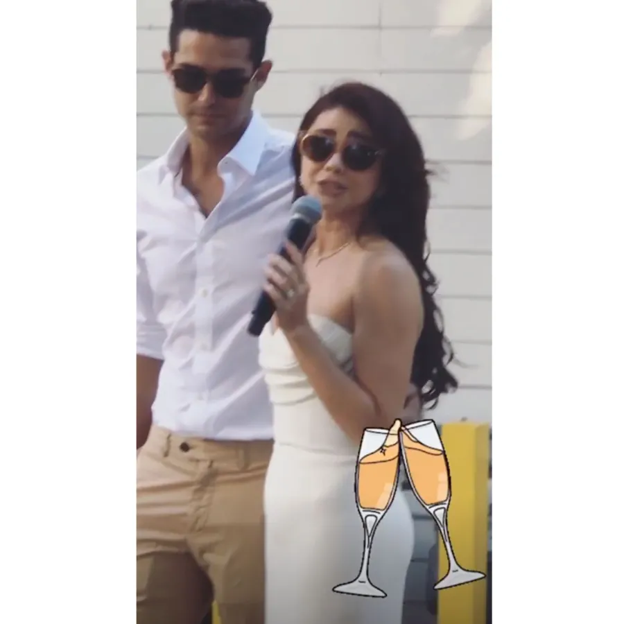 Sarah Hyland and Wells Adams Engagement Party