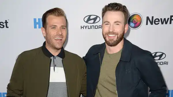 Scott Evans and Chris Evans Red Carpet Brothers