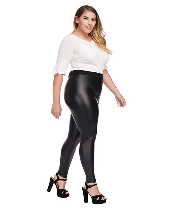 Faux Black Leggings
