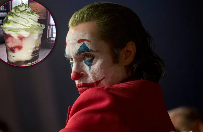 Starbucks' New Joker Frappuccino Inspired by the Controversial Movie Features a Strawberry Syrup Smile