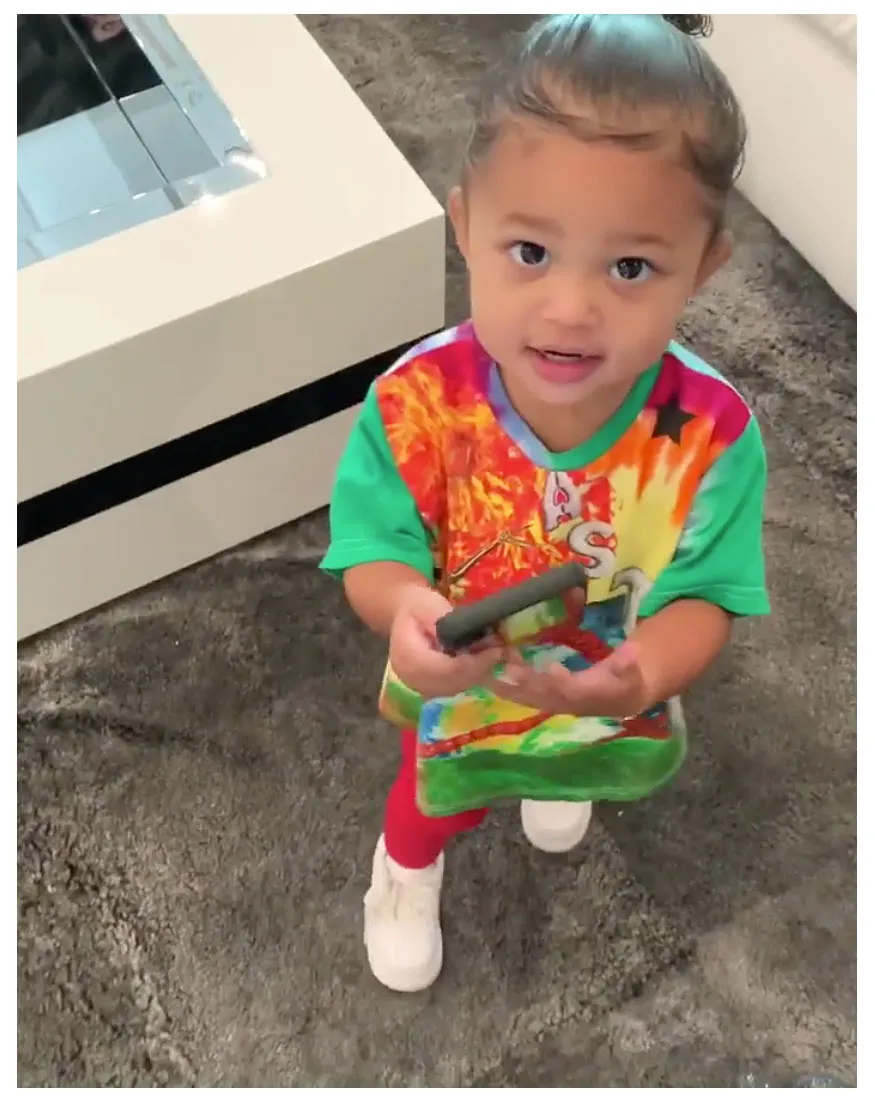 Stormi Webster Dancing To Kylie Jenner