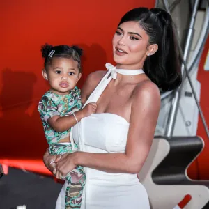 Stormi Webster and Kylie Jenner White Dress