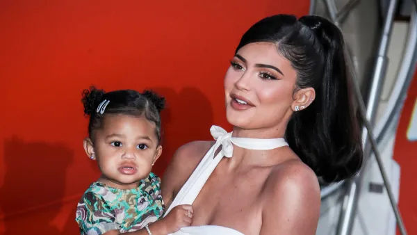 Stormi Webster and Kylie Jenner White Dress