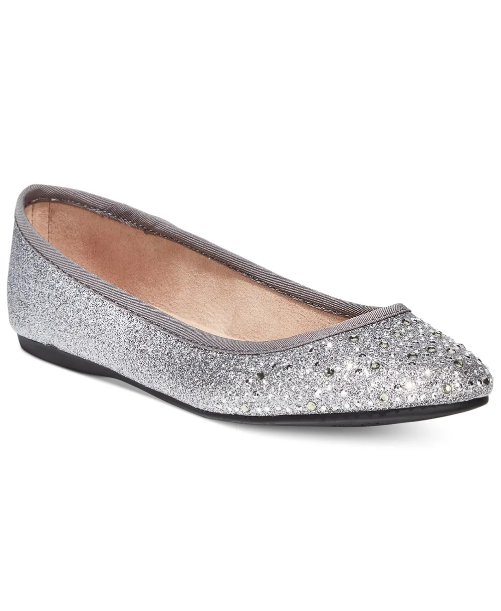 Style & Co Angelynn Flats silver