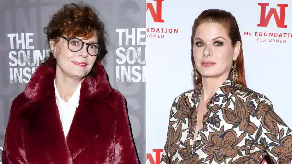 Susan Sarandon Talks Debra Messing Feud