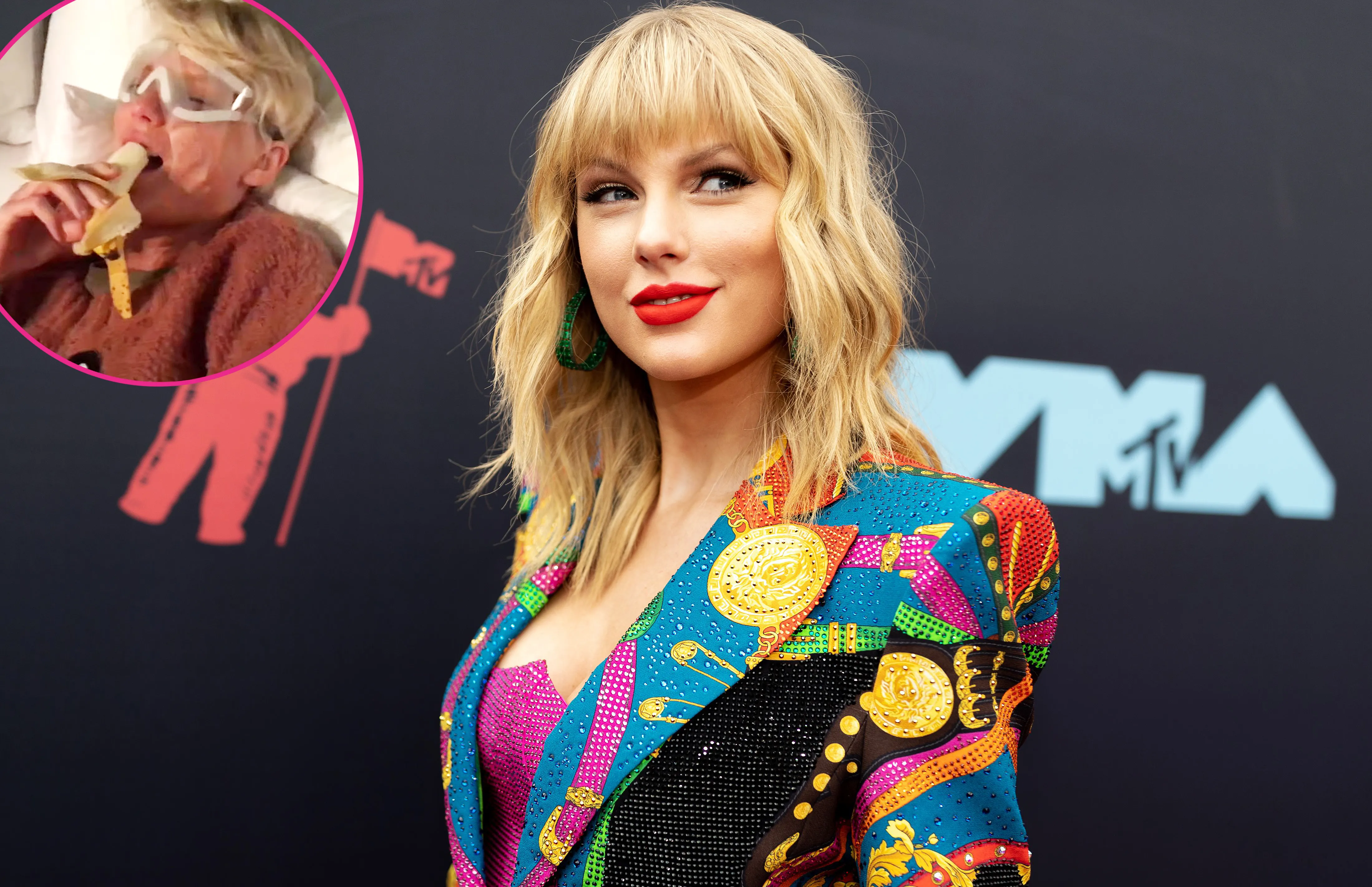 Taylor Swift Melts Down Over Banana in Post-Surgery Video