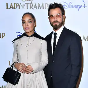 Tessa Thompson and Justin Theroux Dogs Have Fun Playdate