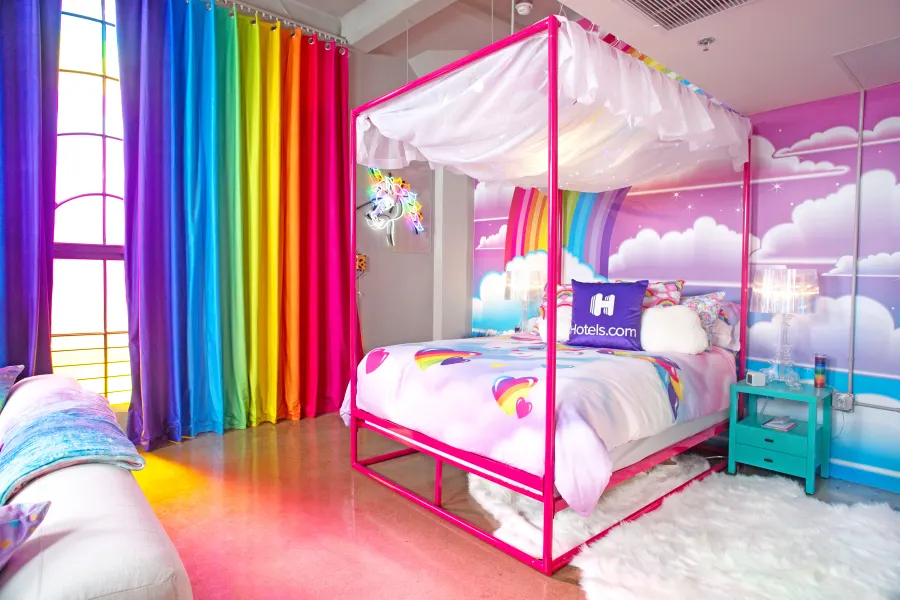 Lisa Frank Hotel Suite Features 90s Snacks More