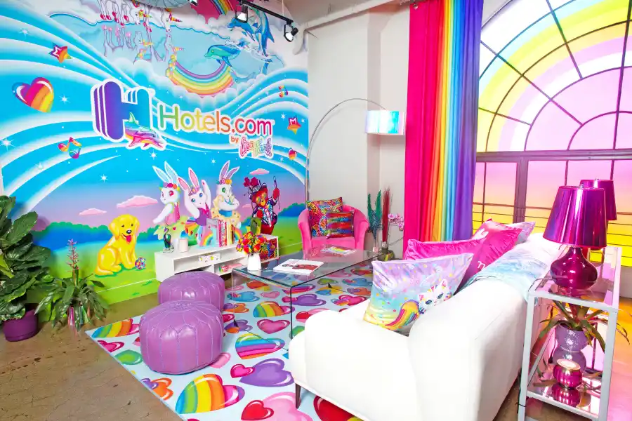 Lisa Frank Hotel Suite Features 90s Snacks More