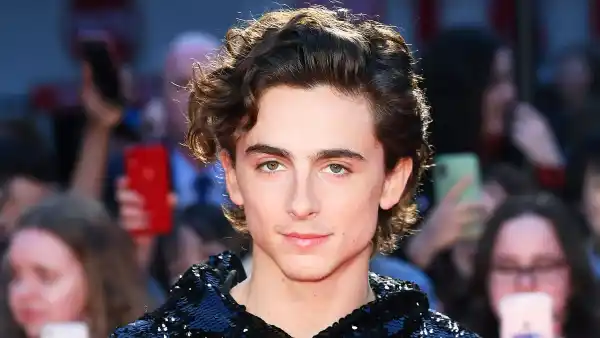 Timothee Chalamet Sequined Hoodie "The King" Premiere
