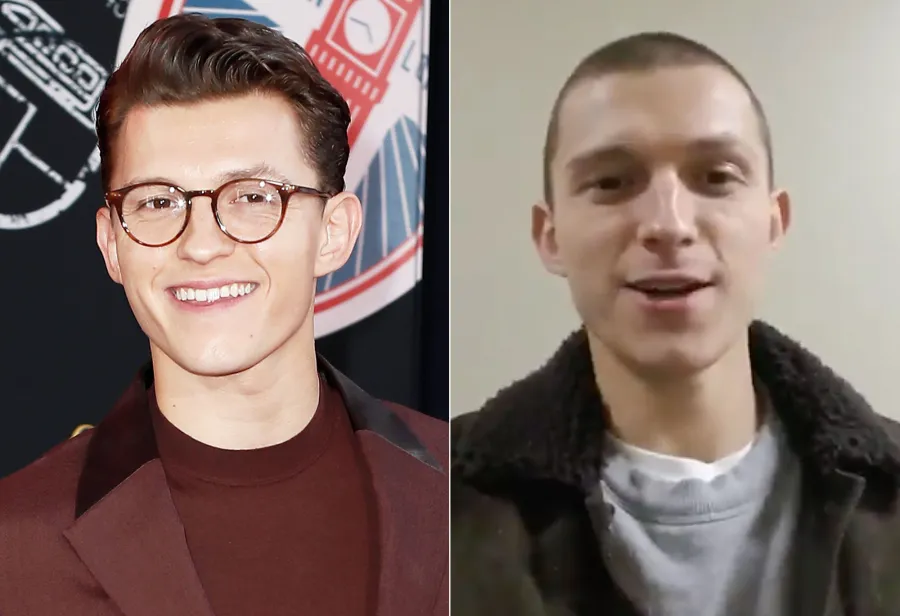 Tom Holland Hair Change