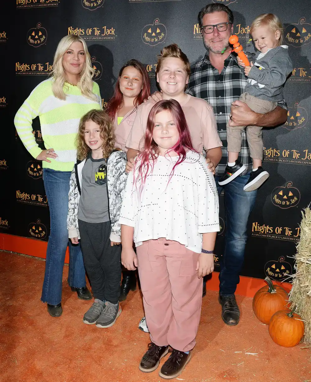 Tori Spelling Defends Kids Pink Hair