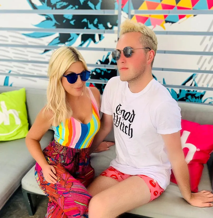 Tori Spelling Describes Relationship With Stepson Jack