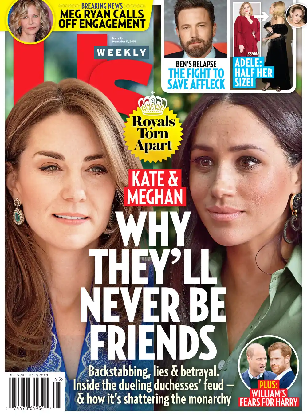 Luxury Handbag Shopping Cover Issue 4519 Duchess Kate and Duchess Meghan
