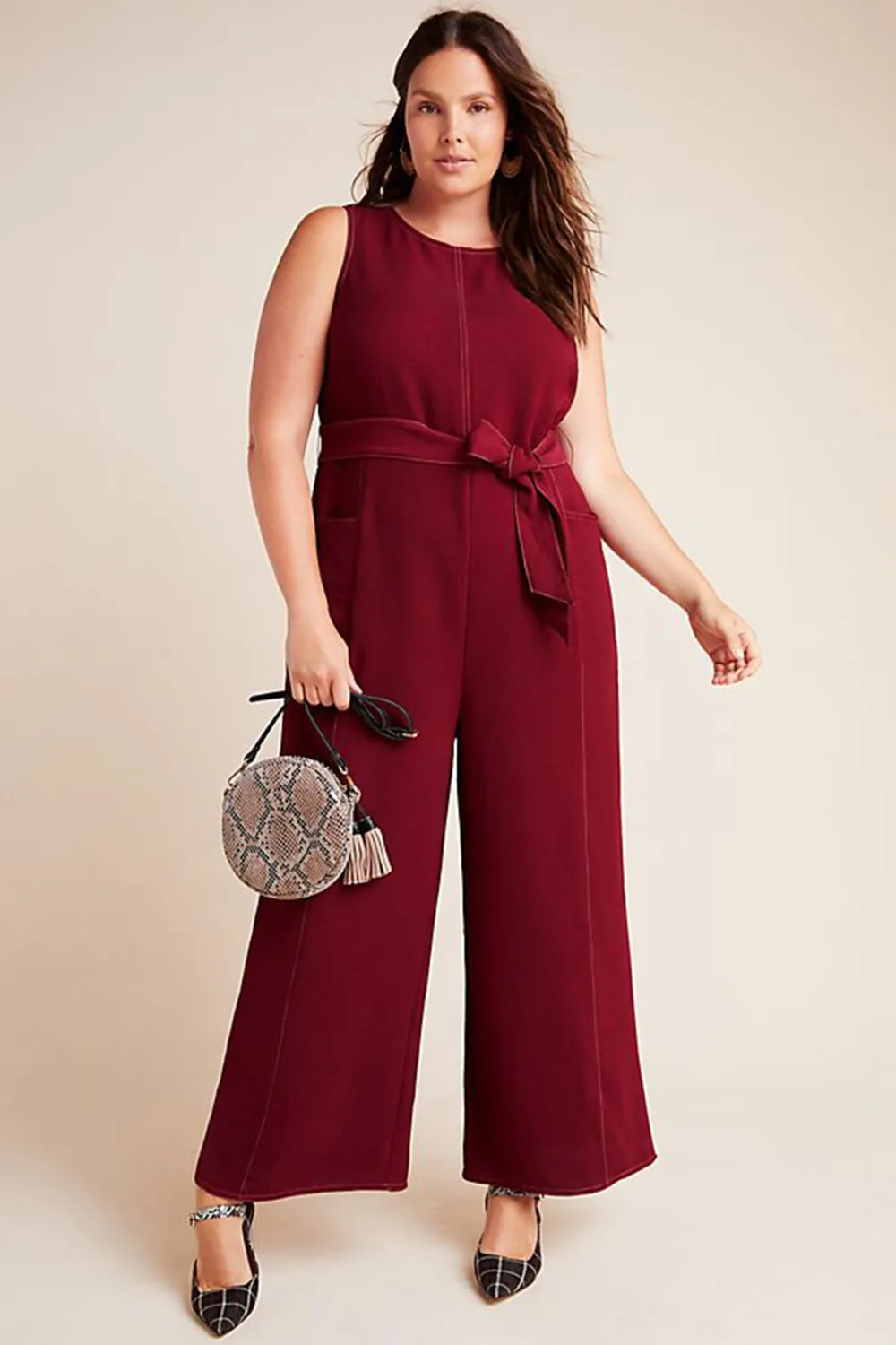 Anthropologie Greylin Colleen Stitched Jumpsuit