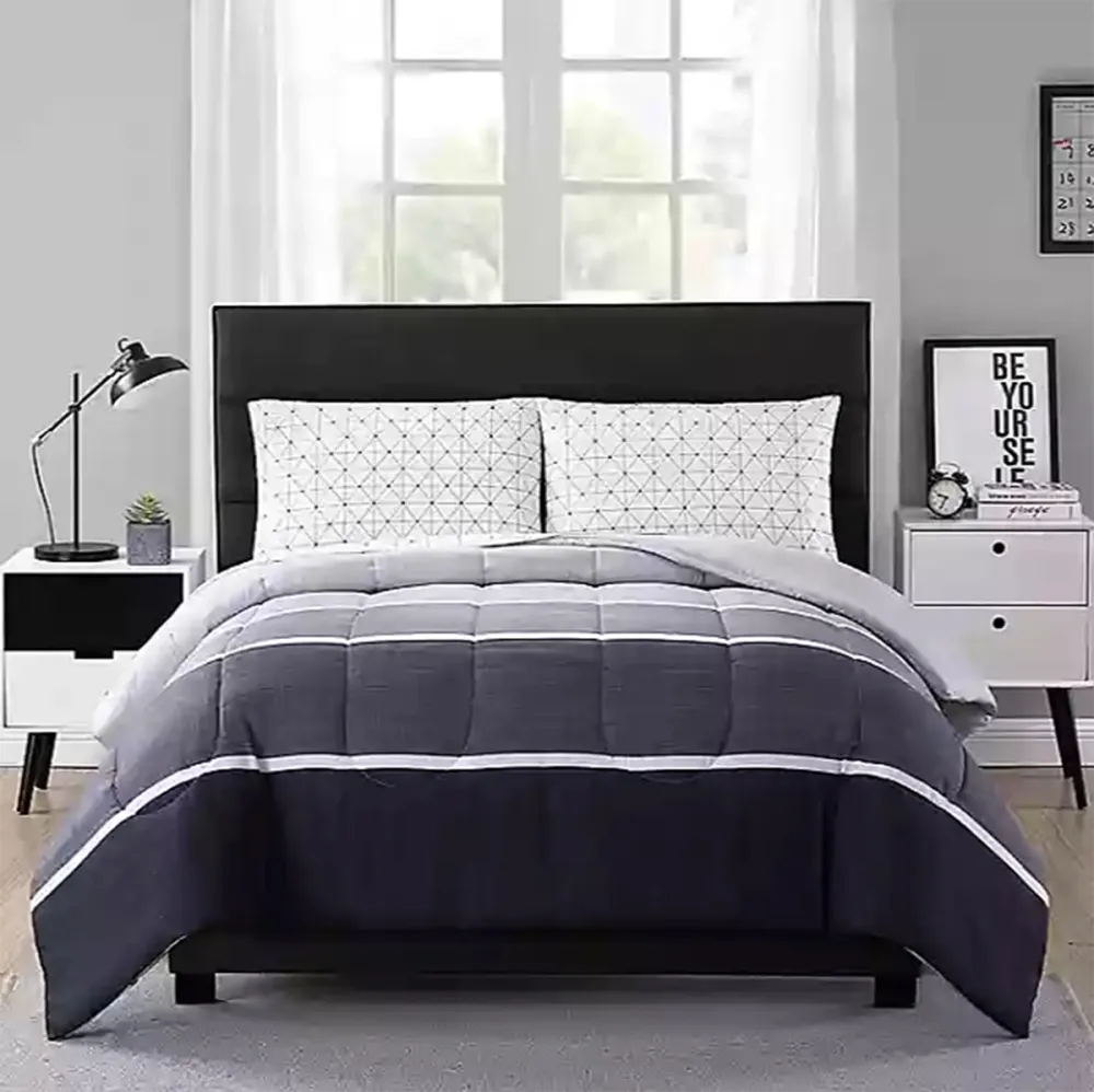 Newport 5-Piece Reversible Comforter Set