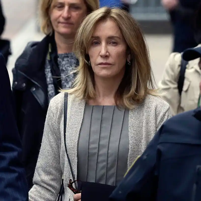 Felicity Huffman Spotted in Prison Jumpsuit Amid Visit From Husband William H. Macy