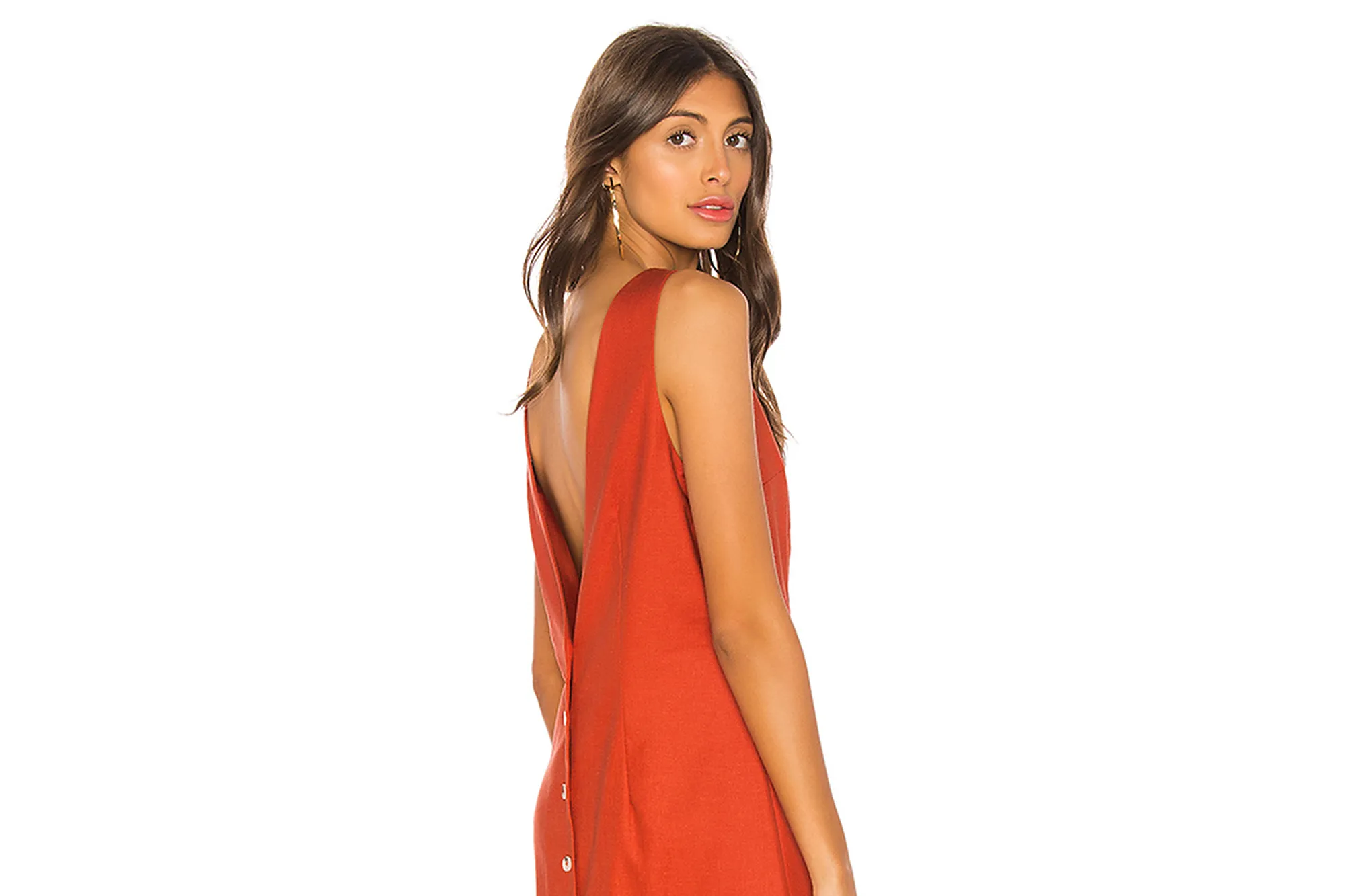 L'Academie Darcy Midi Dress