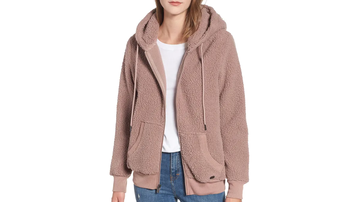 Marc New York Teddy Fleece Zip Jacket