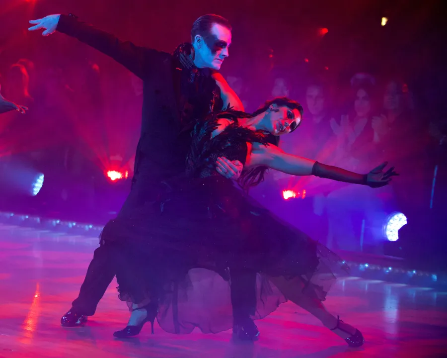 JAMES VAN DER BEEK, EMMA SLATER ‘DWTS’ Halloween Week