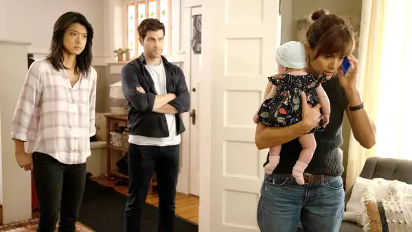 A-Million-Little-Things Grace Park, David Giuntoli, and Stephanie Szostak