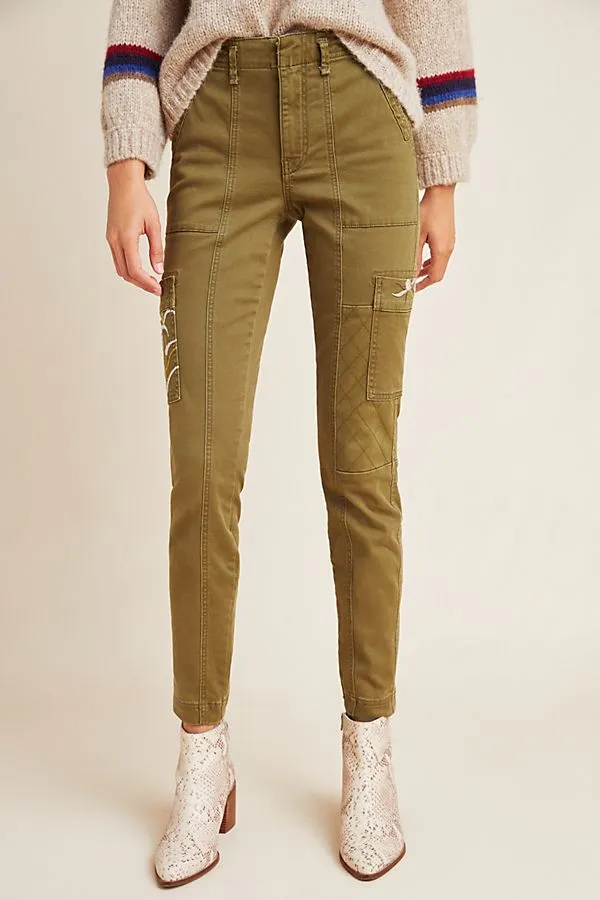 Austen Embroidered Utility Pants