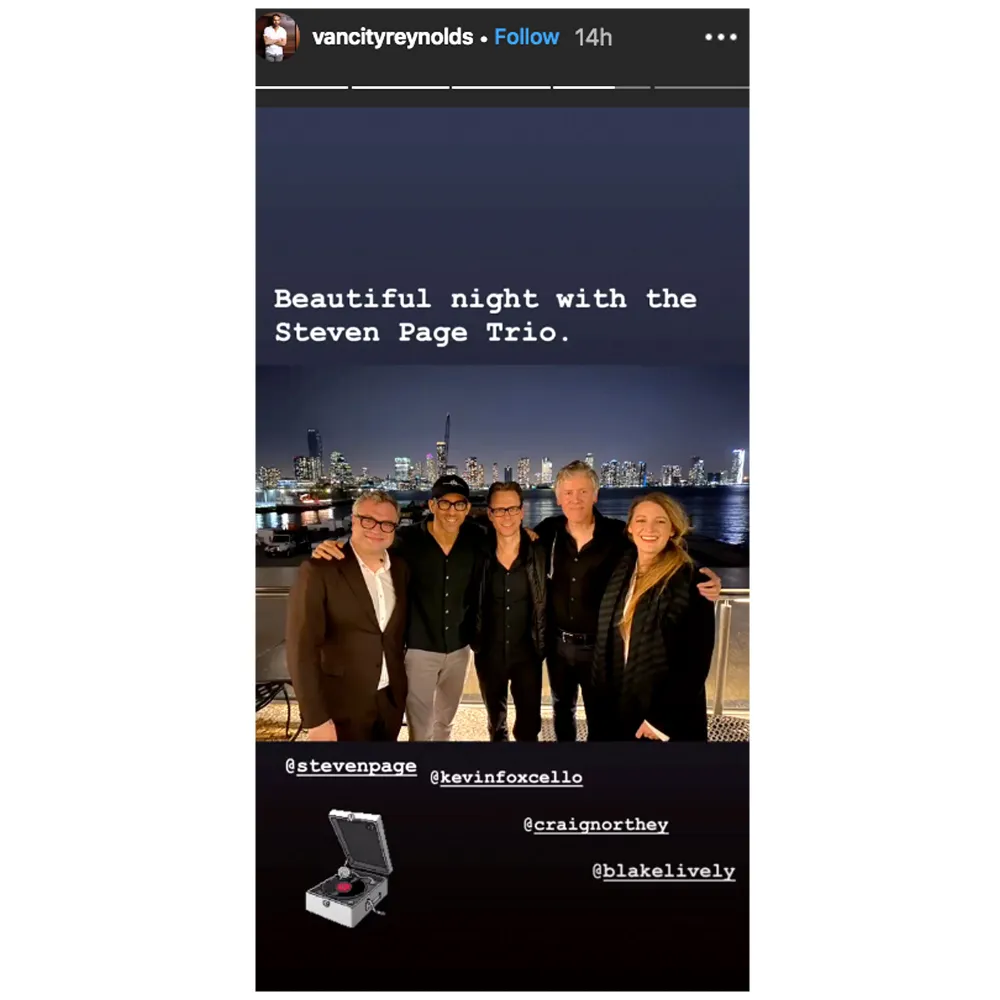 Blake Lively Ryan Reynolds Enjoy Beautiful Date Night NYC