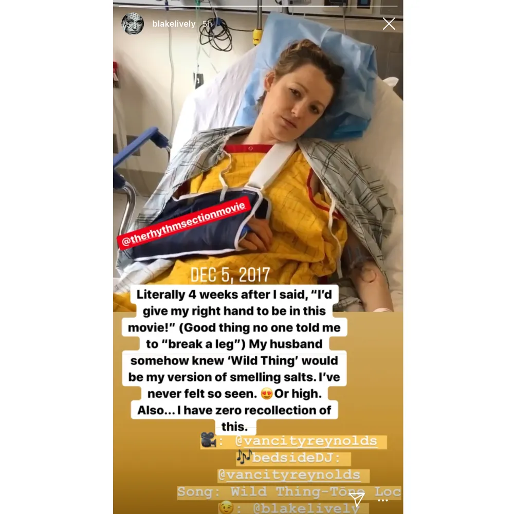 Blake Lively Shares Funny Video When She Was &lsquo;High&rsquo; After Hand Surgery