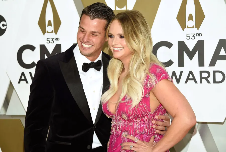 Brendan Mcloughlin and Miranda Lambert 2019 CMA Awards Arrivals Red Carpet
