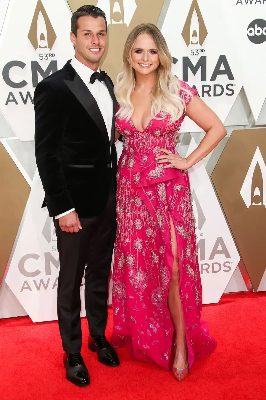 Brendan Mcloughlin and Miranda Lambert 2019 CMA Awards Arrivals Red Carpet
