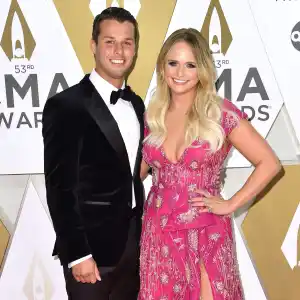 Brendan Mcloughlin and Miranda Lambert 2019 CMA Awards Arrivals Red Carpet