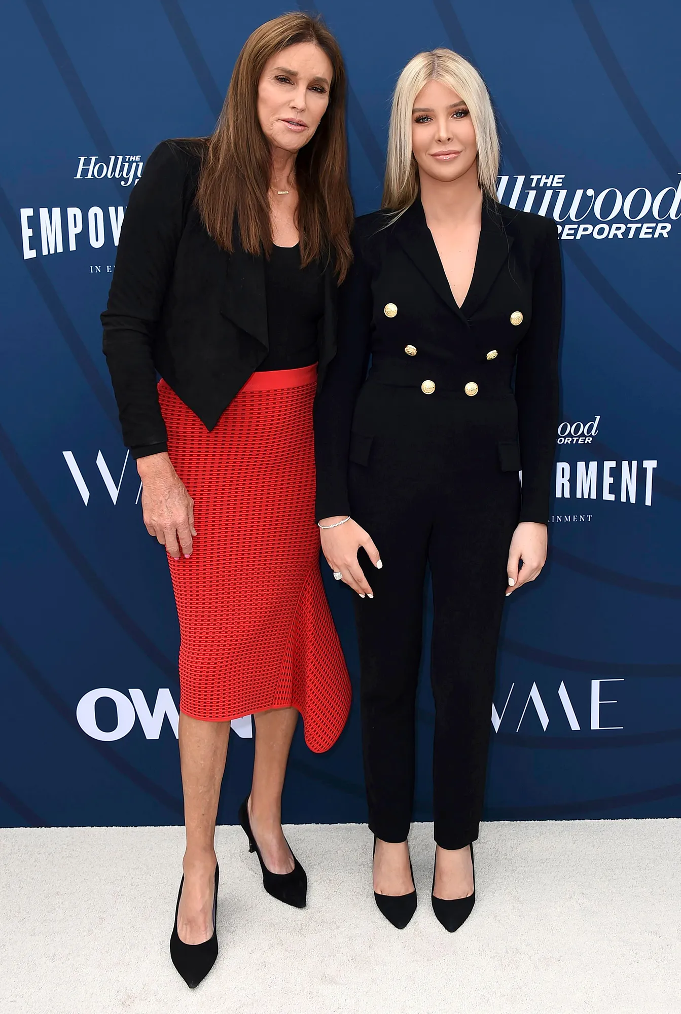 Caitlyn Jenner and Sophia Hutchins THR's Empowerment in Entertainment Gala