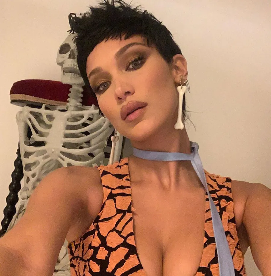 Celebs Halloween Makeup - Bella Hadid
