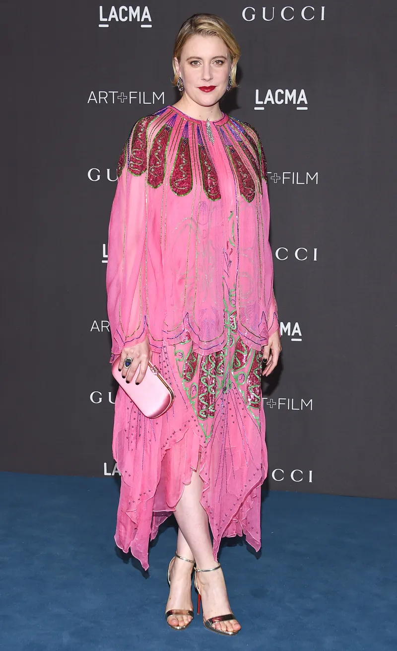 Celebs Wearing Gucci - Greta Gerwig