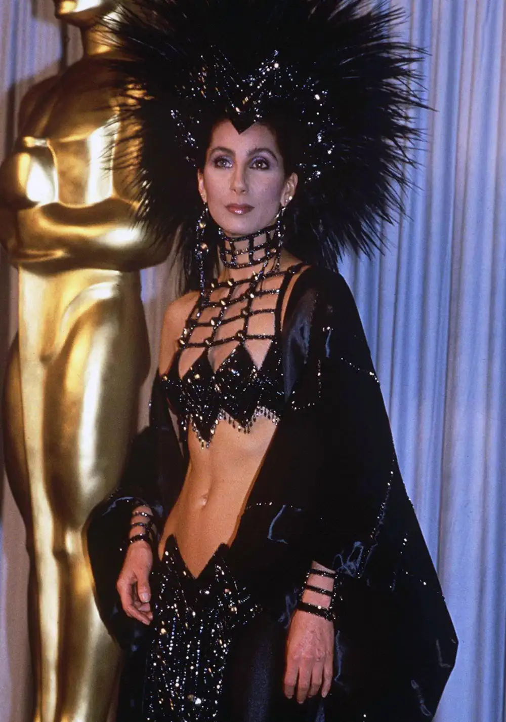 Cher's 1986 Oscars Dress