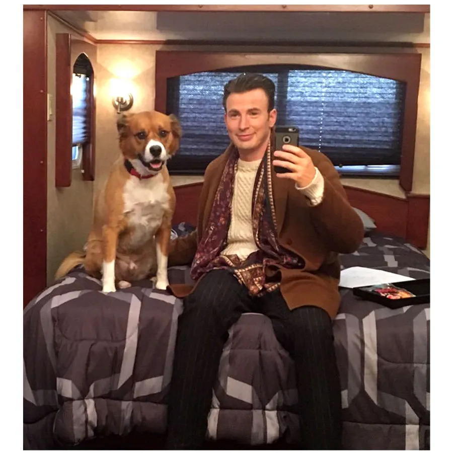 Chris Evans His Dog Dodger See Their Pawsome Friendship