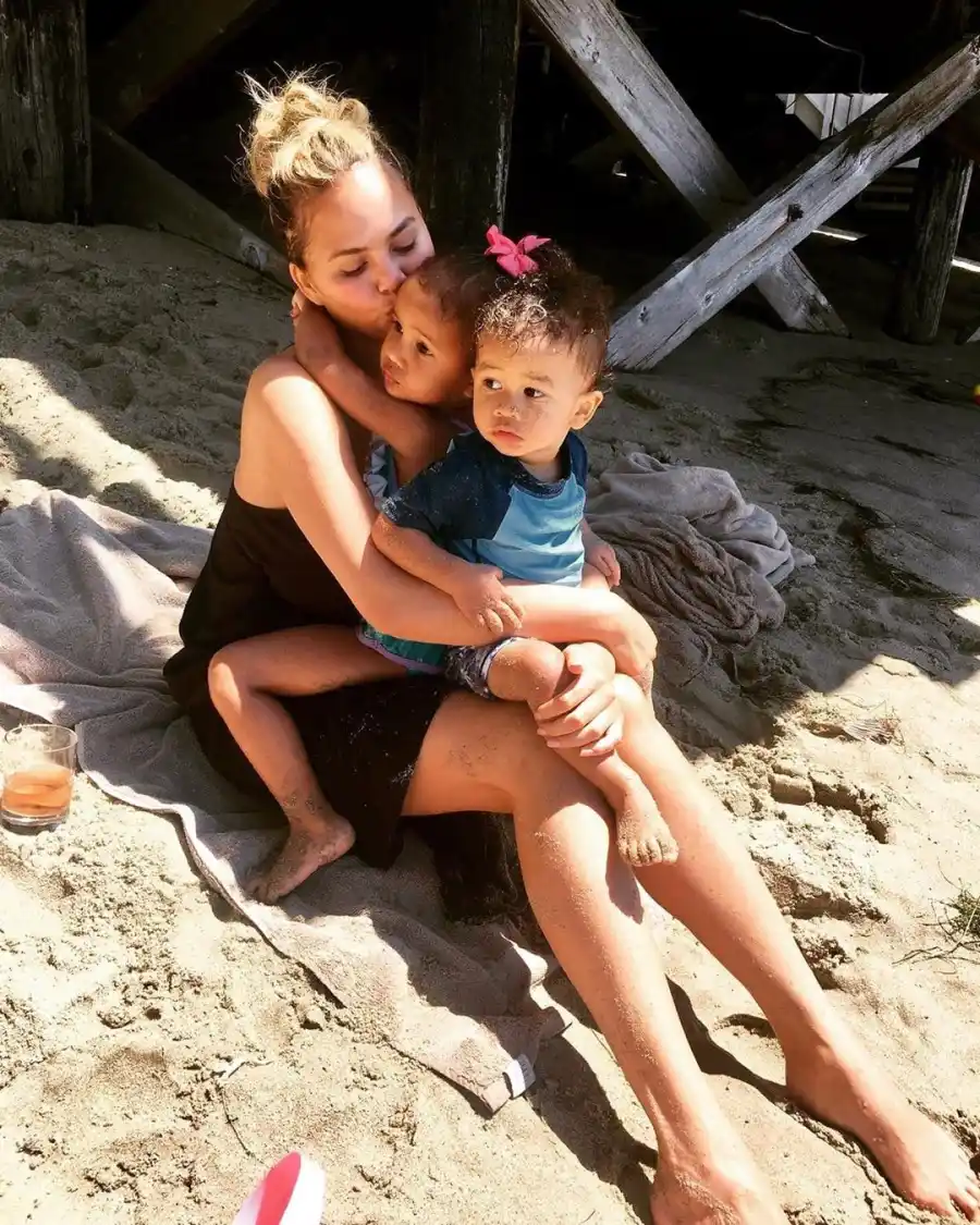 Chrissy Teigen and John Legend Sweetest Moments With Their Kids