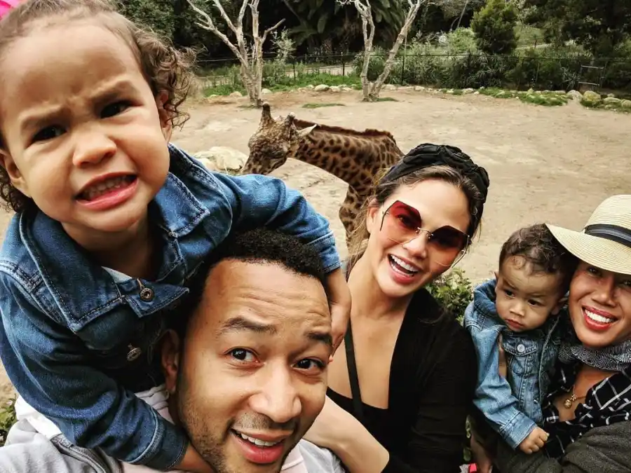 Chrissy Teigen and John Legend Sweetest Moments With Their Kids
