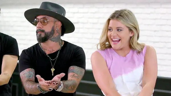 DWTS Sneak Peek Backstreet Boys AJ McLean Tutors Lauren Alaina