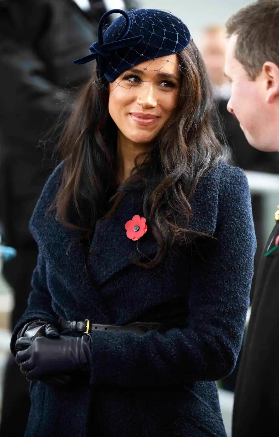 Duchess Meghan Visits Field of Remembrance for 1st Time With Prince Harry