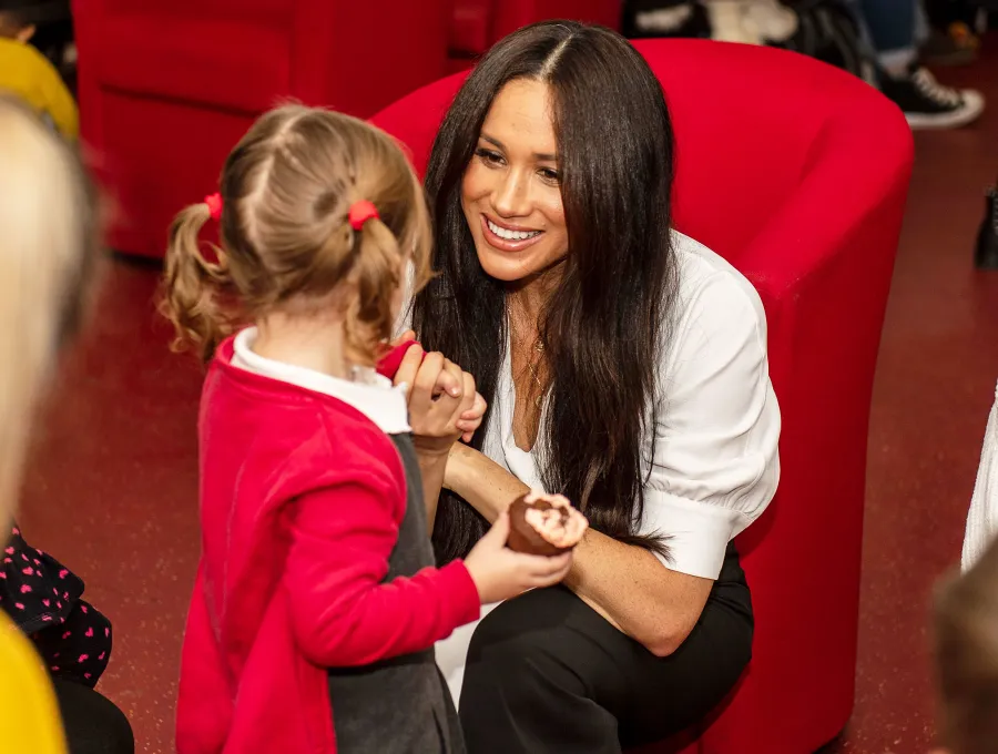 Duchess Meghan and Prince Harry Visit Broom Farm Community Centre Reveals Son Archie Is Crawling and Has 2 Teeth