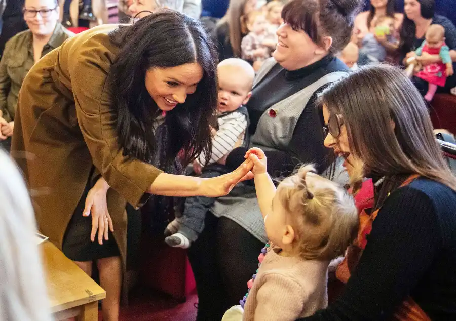 Duchess Meghan and Prince Harry Visit Broom Farm Community Centre Reveals Son Archie Is Crawling and Has 2 Teeth