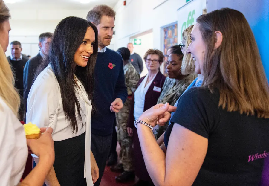 Duchess Meghan and Prince Harry Visit Broom Farm Community Centre Reveals Son Archie Is Crawling and Has 2 Teeth