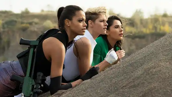 Ella Balinska, Kristen Stewart and Naomi Scott star in Charlie's Angels