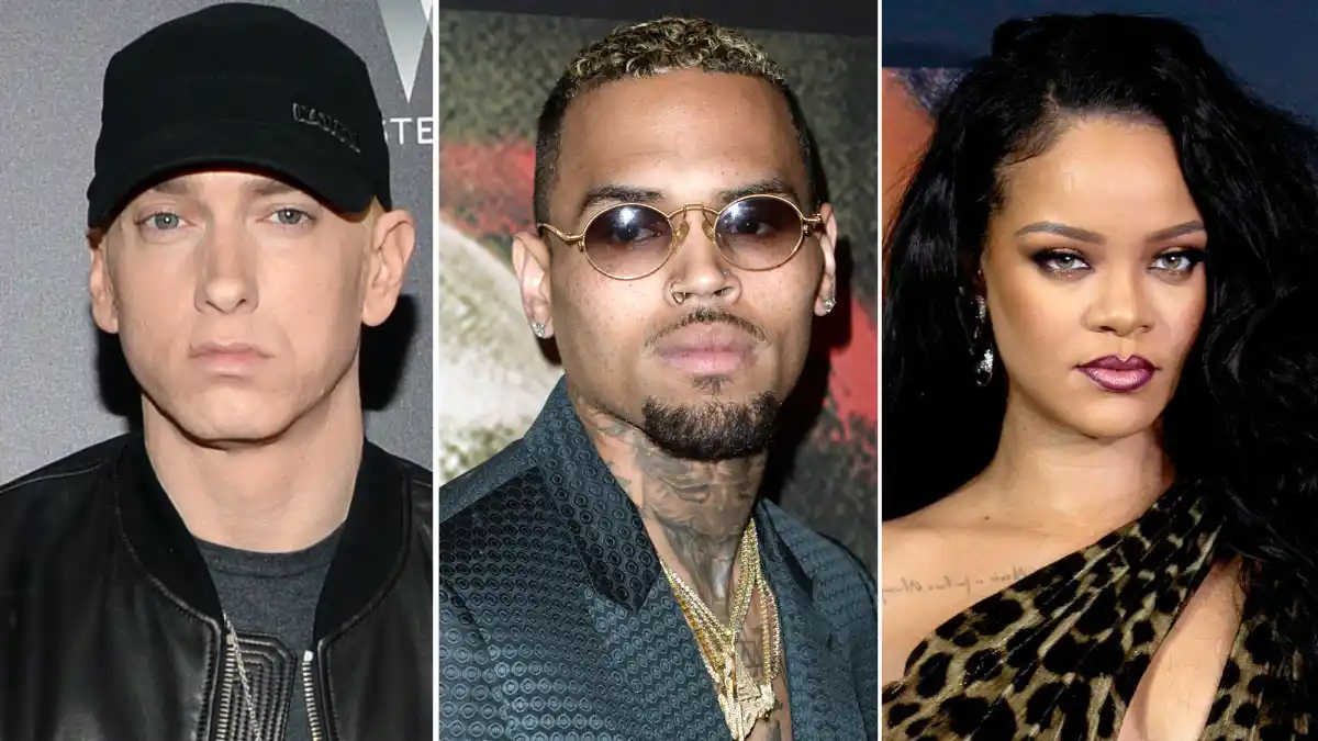 Eminem Sides With Chris Brown Over Rihanna Assault in Leaked Song