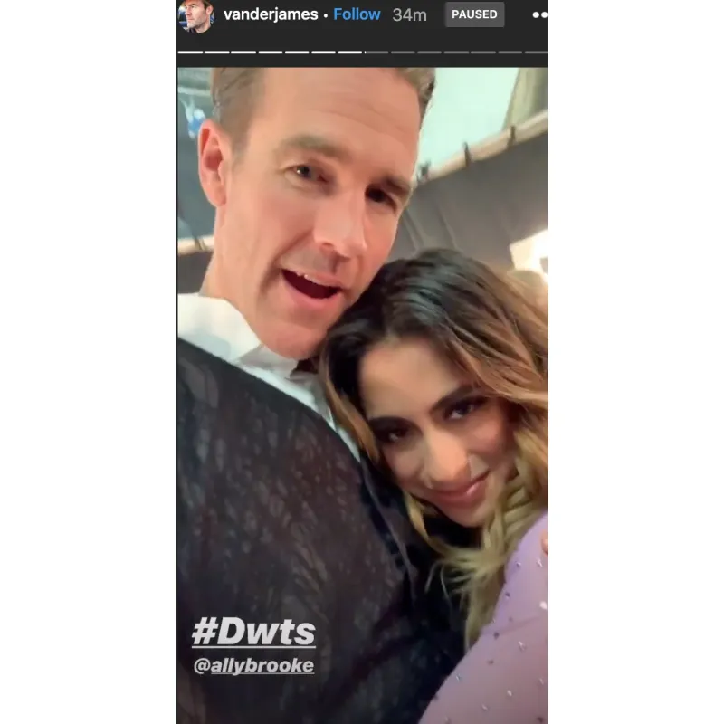 James Van Der Beek and Ally Brooke
