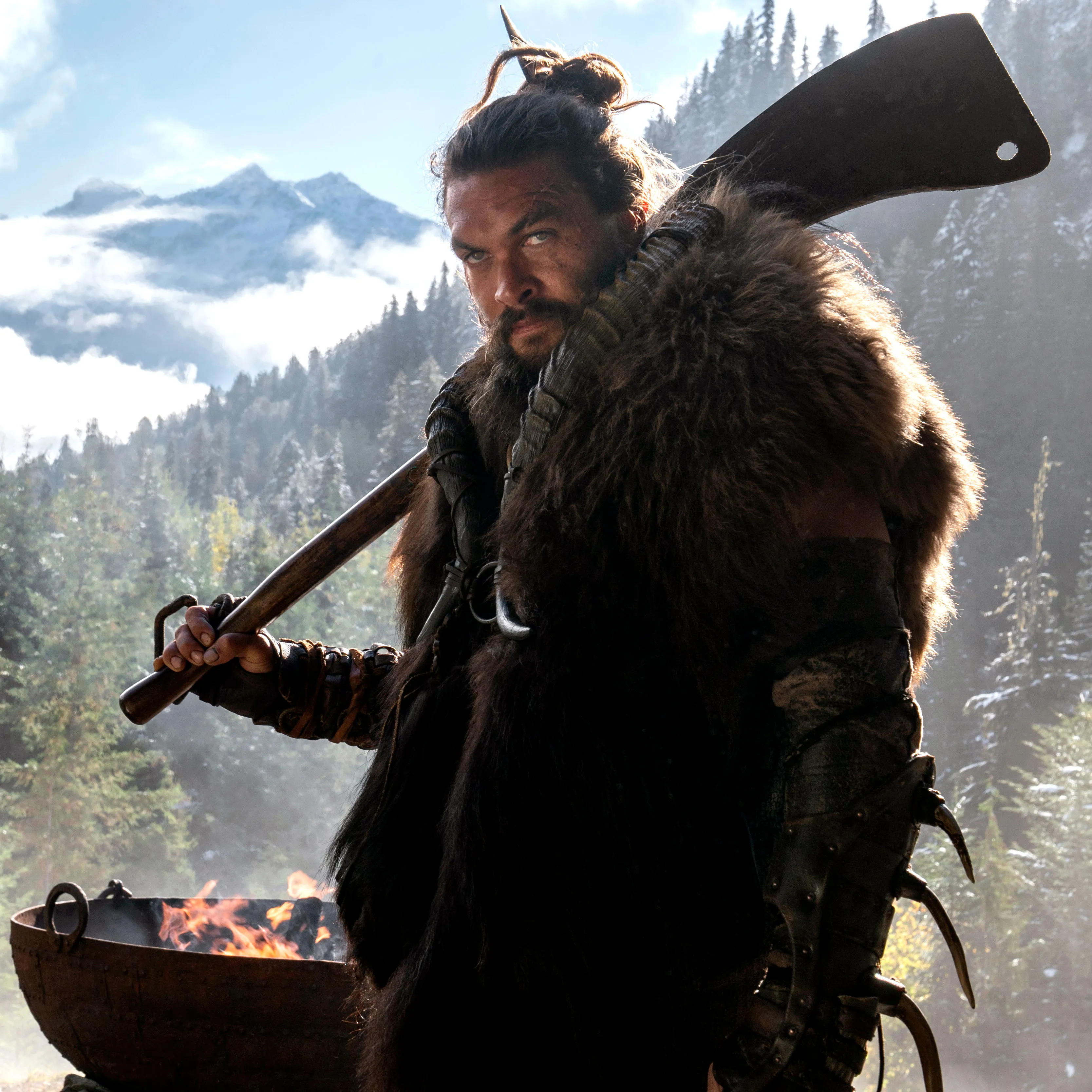 Jason Momoa Fed a Bear an Oreo From His Mouth In Preparation for Apple TV+'s 'See' Fight Scene