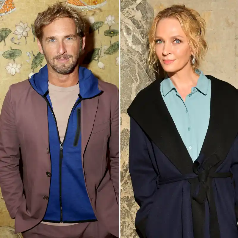 Josh Lucas Son Noah First Kiss Was With Uma Thurman Daughter Luna