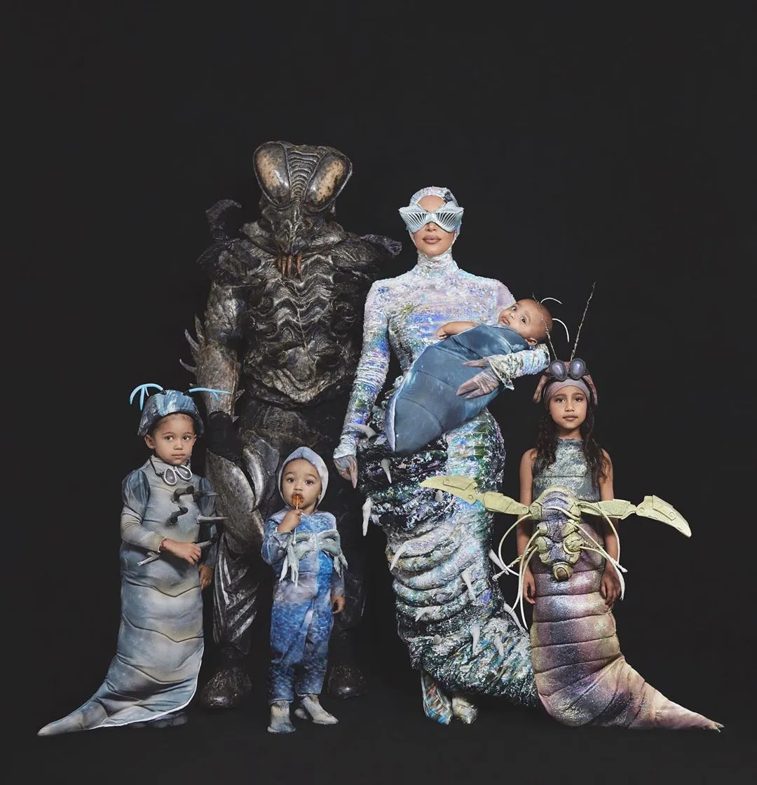 Kim Kardashian Shares Belated Family Halloween Costumes: ‘West Worms,’ 'Sing'